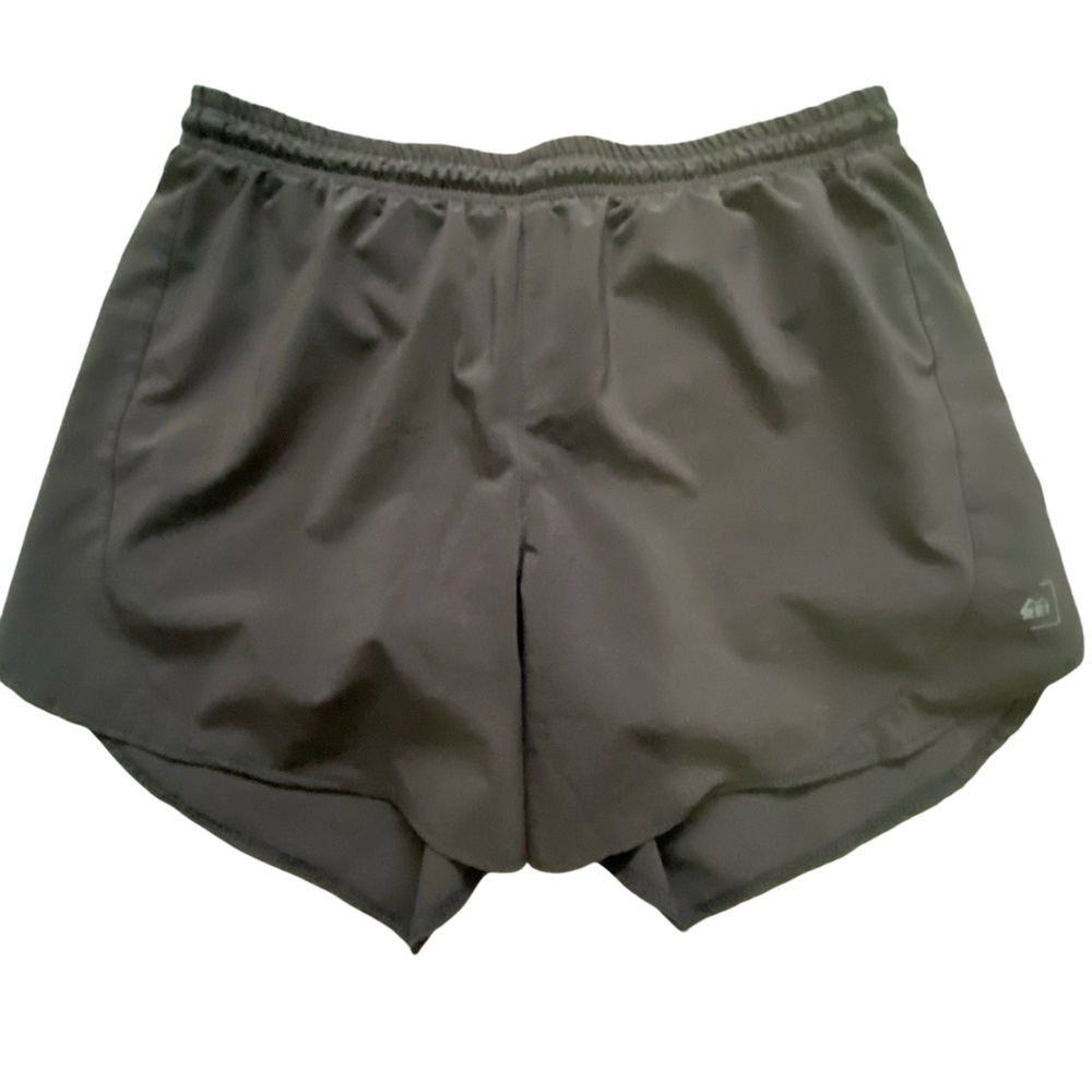 REI Womens Black Nylon Lined Active Running Sports Shorts- Sz-M
